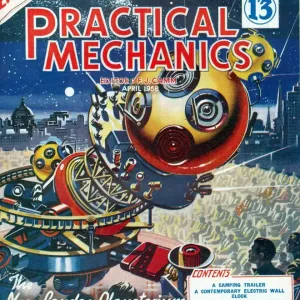 1950s UK Practical Mechanics Magazine Cover