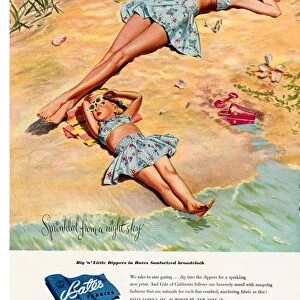 1950s USA holidays cole swimwear swim suits swimming costumes beaches seaside seaside sun mothers