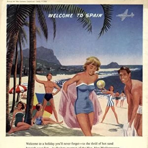 1958 1950s UK holidays spain holidays costa del sol destinations