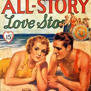 All-Story 1920s USA holidays love sand-castles sandcastles magazines