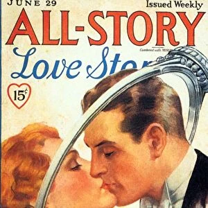 All-Story 1920s USA marriages kisses kissing engagement rings magazines