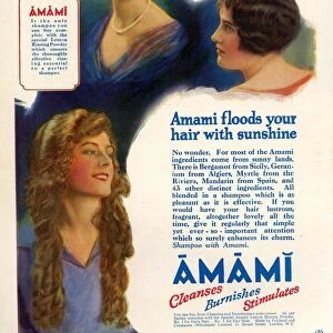 Amami Shampoos 1920s UK