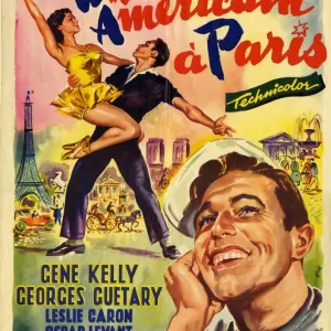 1951 An American In Paris Print 1951 An American In Paris Print