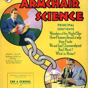 Armchairs Science 1929 1920s UK first issue magazines