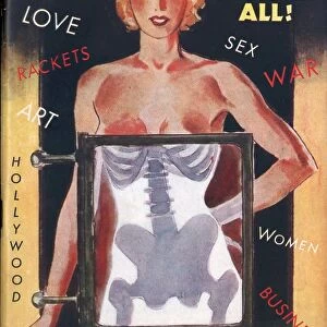 Ballyhoo 1930s USA glamour x-rays pin-ups magazines mens