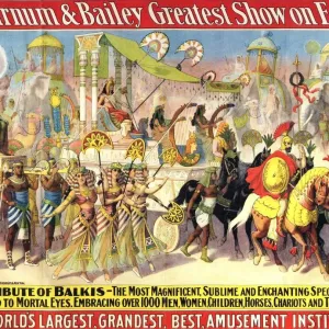 Barnum & Baileys 1903 1900s USA The Greatest Show On Earth slogans performers Baileys
