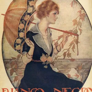 Blanco y Negro 1926 1920s Spain cc umbrellas portraits dresses womens magazines