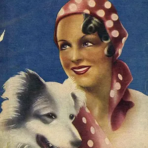 Blanco y Negro 1934 1930s Spain cc portraits dogs hats womens