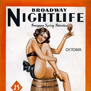 Broadway Nightlife 1933 1930s USA glamour pin-ups magazines mens
