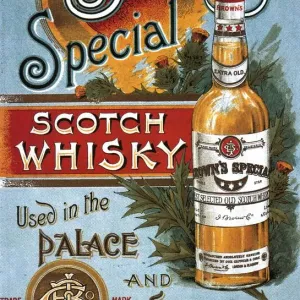 Browns Special Whisky Print Ad 1890s UK Browns Special Whisky Print Ad 1890s UK