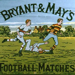 Bryant and May's 1900s UK Football Match Print Bryant and May's 1900s UK Football Match Print