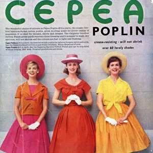 Cepea Poplin 1959 1950s UK womens