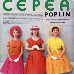 Cepea Poplin 1959 1950s UK womens