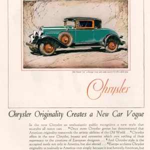 Chrysler 1928 1920s USA cc cars