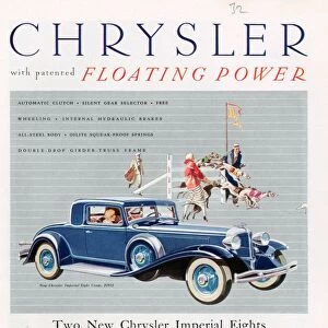 Chrysler 1932 1930s USA cc cars greyhounds racing dogs