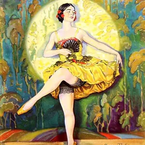 The Dance 1927 1920s USA magazines can-can ballet maws cancan