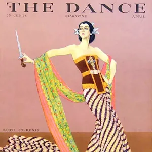 The Dance 1929 1920s USA Ruth St Denis magazines knives maws