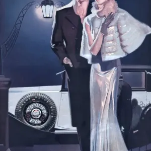 Dunlop 1933 1930s UK tyres mens womens evening wear mens