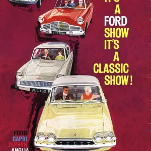 Ford Capri Zephyr Anglia Print 1950s UK Cars Advertisement Ford Capri Zephyr Anglia Print 1950s UK Cars Advertisement