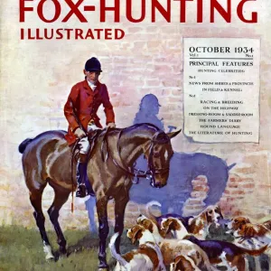 Fox-Hunting Illustrated 1934 1930s UK fox hunting cruel sports magazines