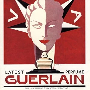 Guerlain 1940s UK guerlain vega art deco womens