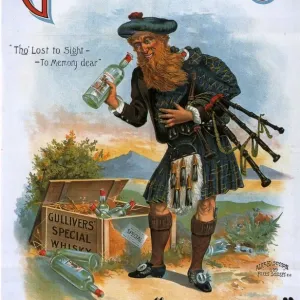 Gullivers 1890s UK Print Ad - Scotch Whisky Gullivers 1890s UK Print Ad - Scotch Whisky