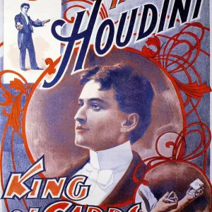 Harry Houdini 1910s UK Print Harry Houdini 1910s UK Print