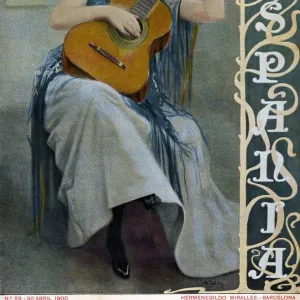 Hispania 1900 1900s Spain cc magazines guitars playing instruments musical