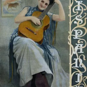 Hispania 1900 1900s Spain cc magazines guitars playing instruments musical