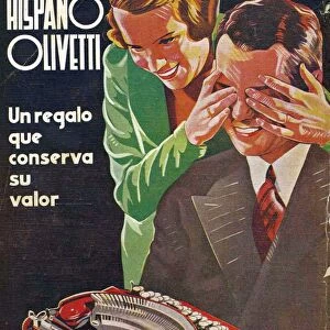Hispano Olivetti 1935 1930s Spain cc typewriters presents gifts humour surprise