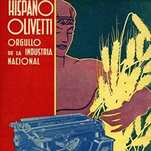 Hispano Olivetti 1936 1930s Spain cc typewriters