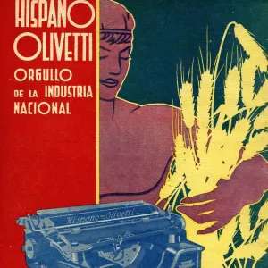 Hispano Olivetti 1936 1930s Spain cc typewriters