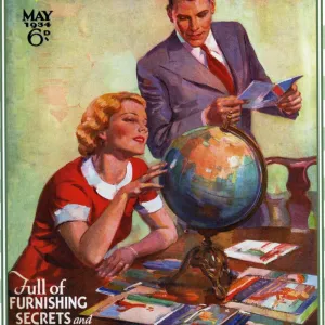 My Home 1934 1930s USA magazines planning holidays globes brochure honeymoons tourism