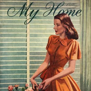 My Home 1940s UK womens flowers arranging magazines