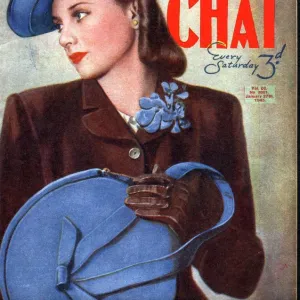 Home Chat 1940s UK womens portraits magazines