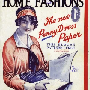 Home Fashion 1920s UK womens first issue portraits magazines