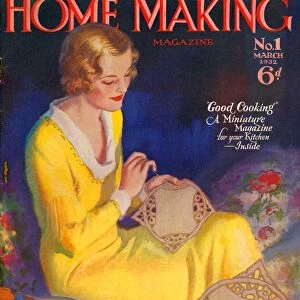 Home Making 1932 1930s UK housewives housewife sewing first issue magazines