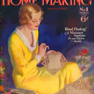 Home Making 1932 1930s UK housewives housewife sewing first issue magazines