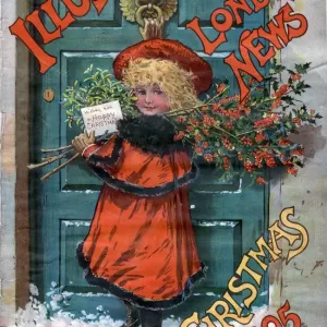 Illustrated London News 1890s UK holly children magazines Illustrated London News 1890s UK holly children magazines