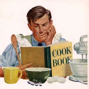 Jello 1950s USA cooking recipes cookery books jell-o jelly househusbands man men