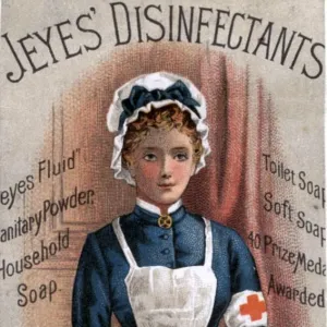 Jeyes 1890s UK nurses disinfectant medical medicine