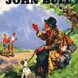 John Bull 1946 1940s UK tramps countryside magazines