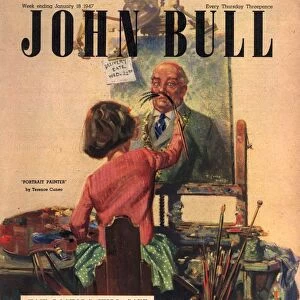 John Bull 1947 1940s UK art painting magazines