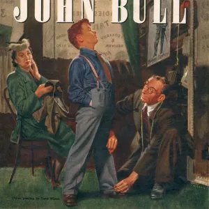 John Bull 1947 1940s UK mothers sons tailors tailoring shopping magazines clothing