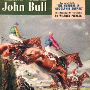 John Bull 1947 1940s UK riding horses horse racing magazines