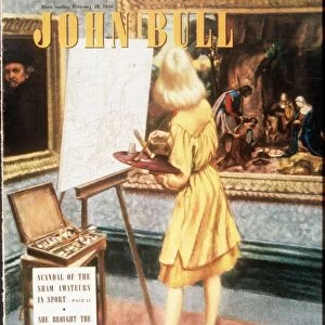 John Bull 1948 1940s UK art painting magazines