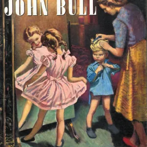 John Bull 1948 1940s UK dressing up combing hair magazines