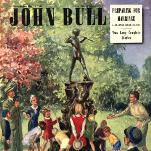 John Bull 1948 1940s UK J M Barrie kensingtons gardens peter pan london parks magazines