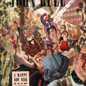 John Bull 1948 1940s UK new years eve party magazines