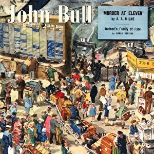 John Bull 1949 1940s UK holidays trains stations magazines